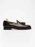 Men's Brown Leather Tassel Loafers