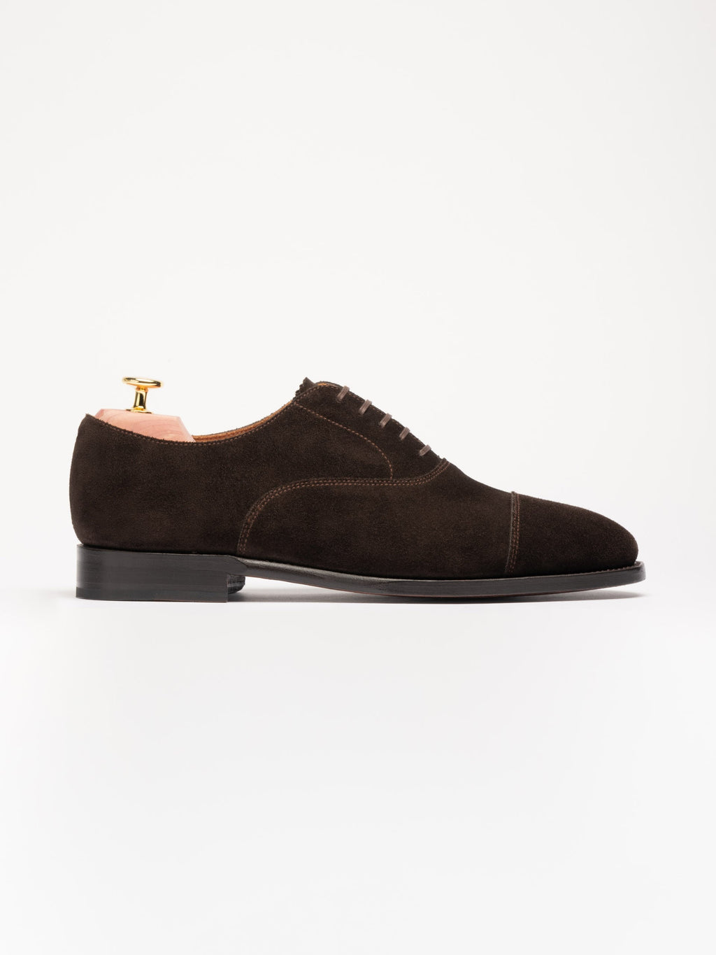 Men's Brown Suede Oxford Shoes