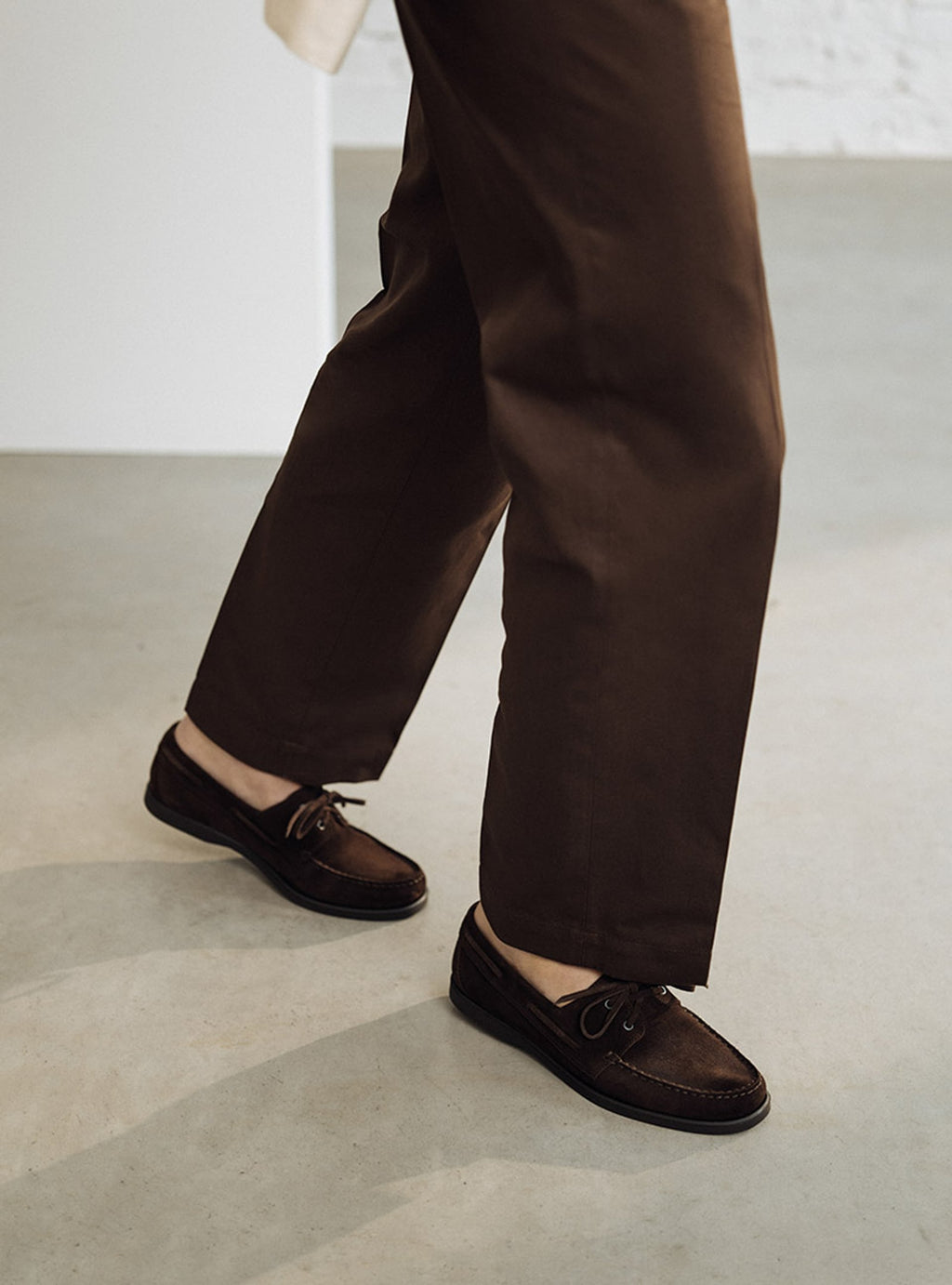 Men's Brown Suede Boat Shoes