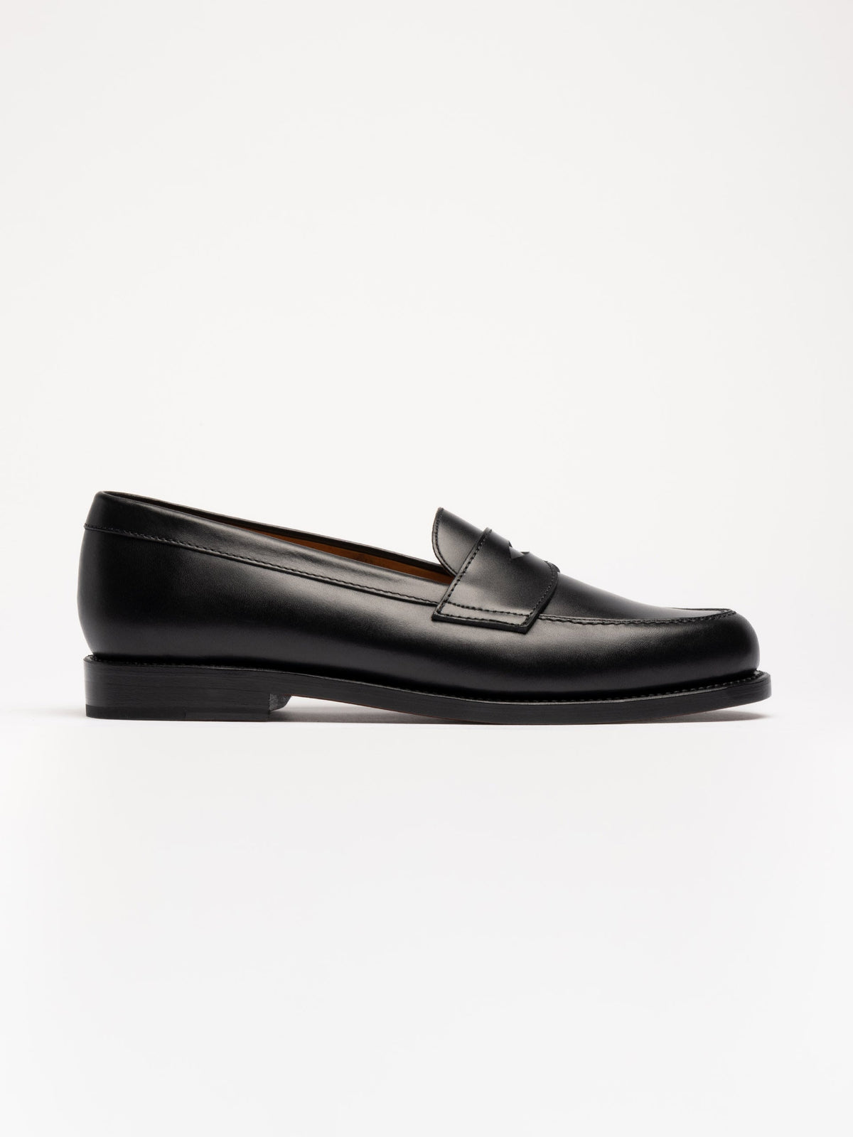 Men's Black Leather Loafers – Ivy