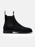Men's Black Suede Chelsea Boots