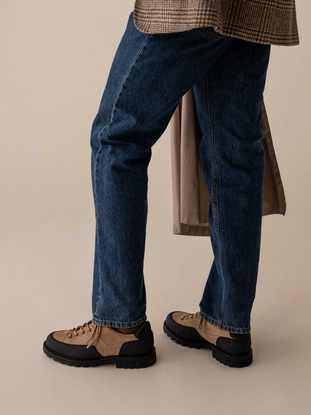 Men's Sand Suede Hiker Trainers – Hybrid