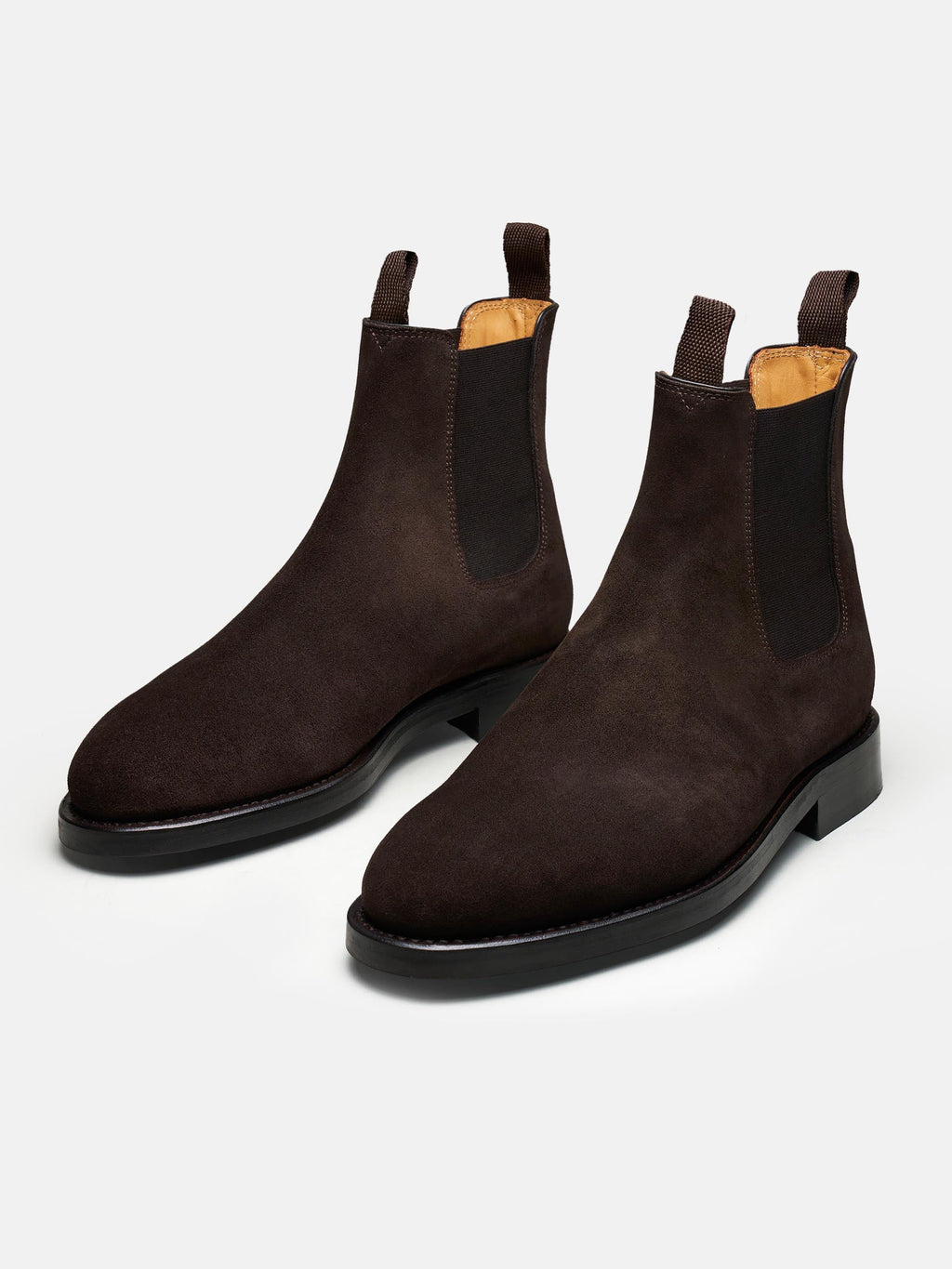 Men's Brown Suede Chelsea Boots