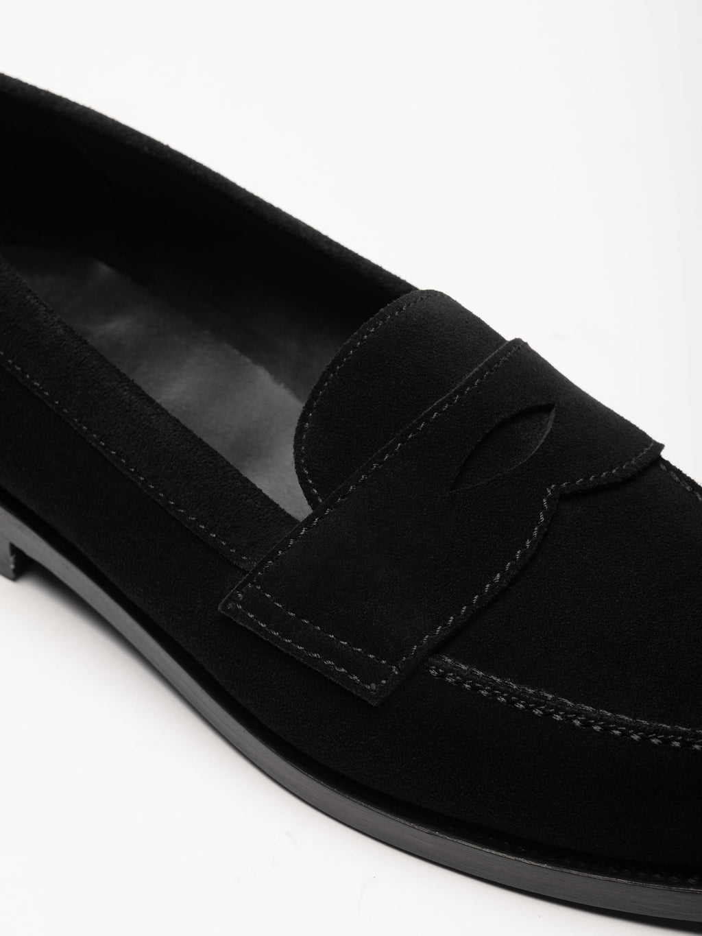 Men's Black Suede Loafers – Ivy