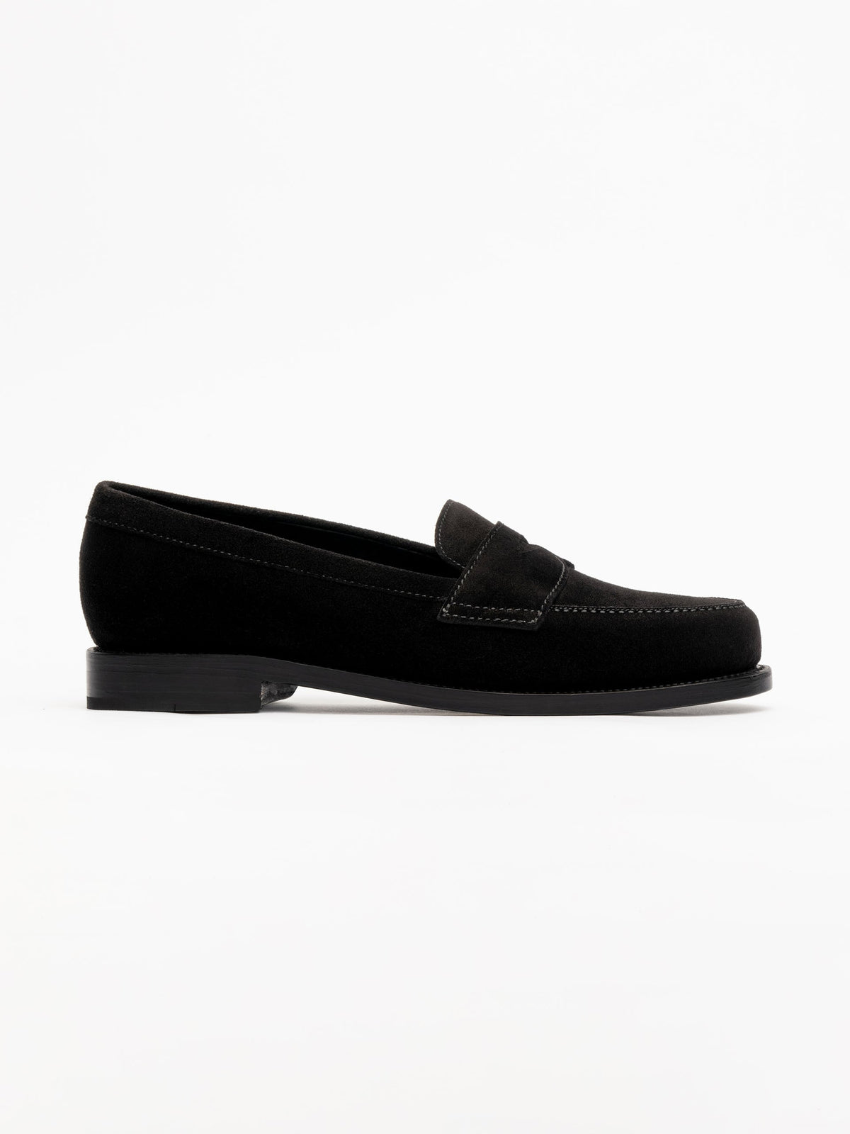 Men's Black Suede Loafers – Ivy