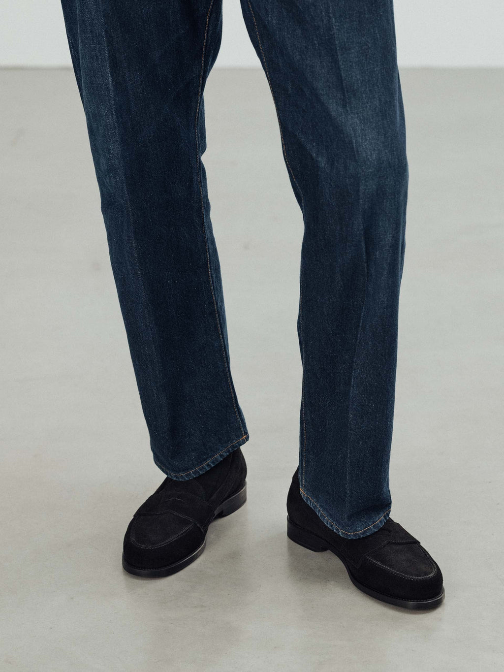 Men's Black Suede Loafers – Ivy