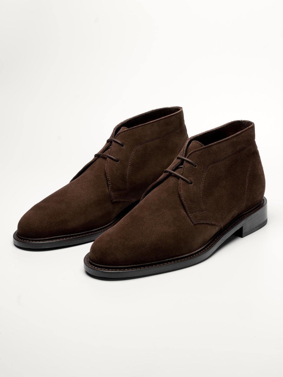 Men's Brown Suede Chukka Boots – Unlined