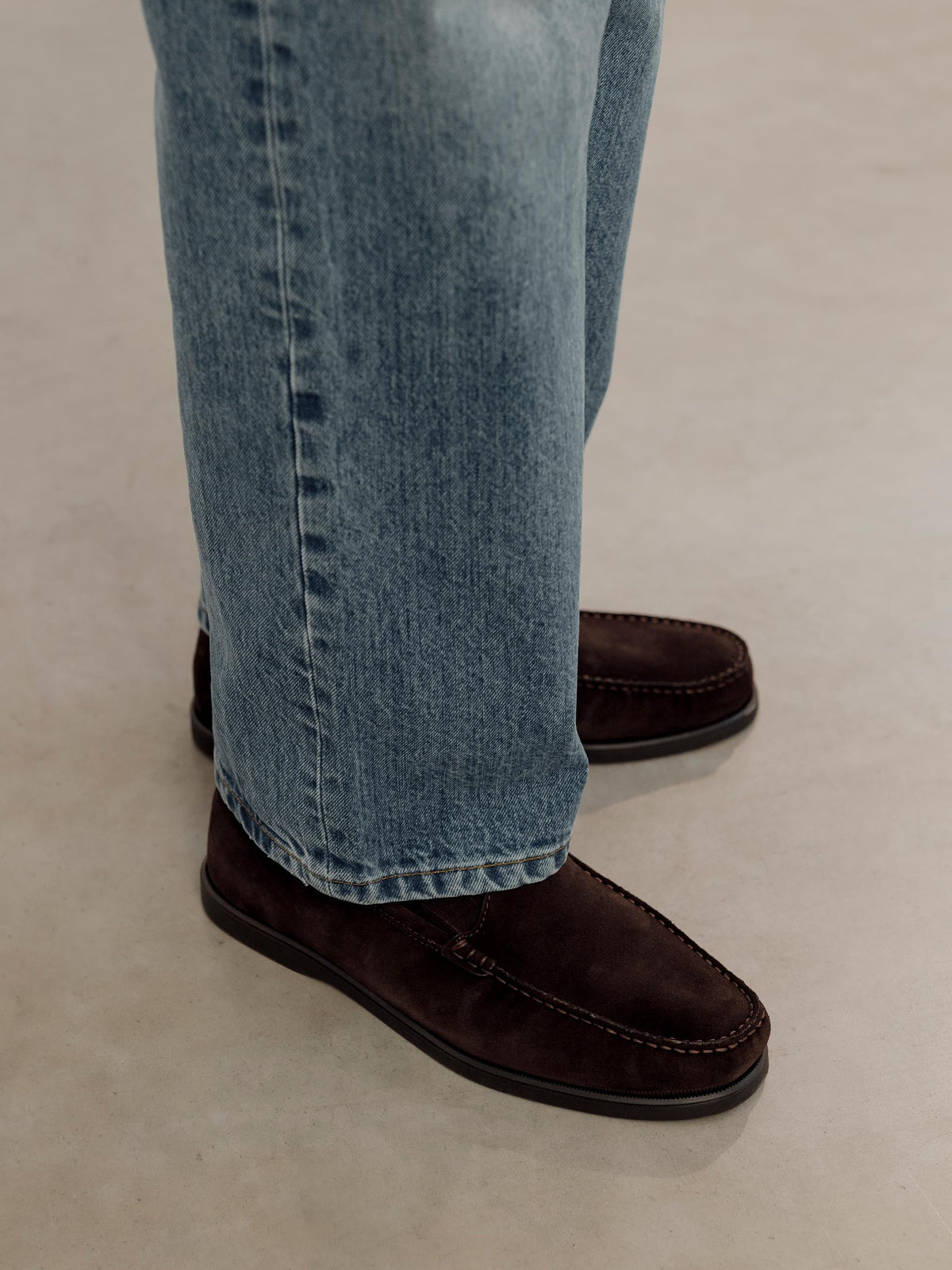 Men's Brown Suede Loafers – Venetian