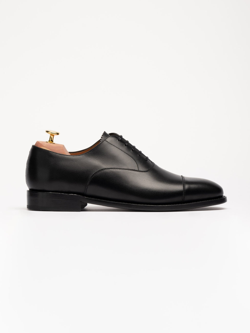 Men's Black Leather Oxford Shoes