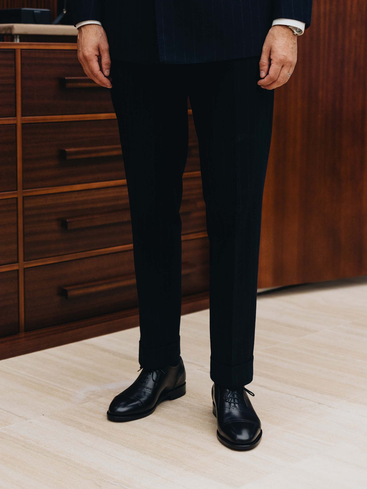 Men's Black Oxford Shoes – Adelaide