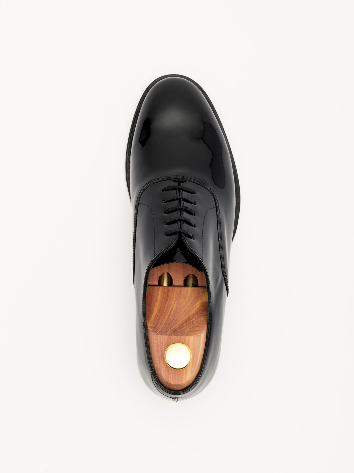 Men's Black Leather Oxford Shoes