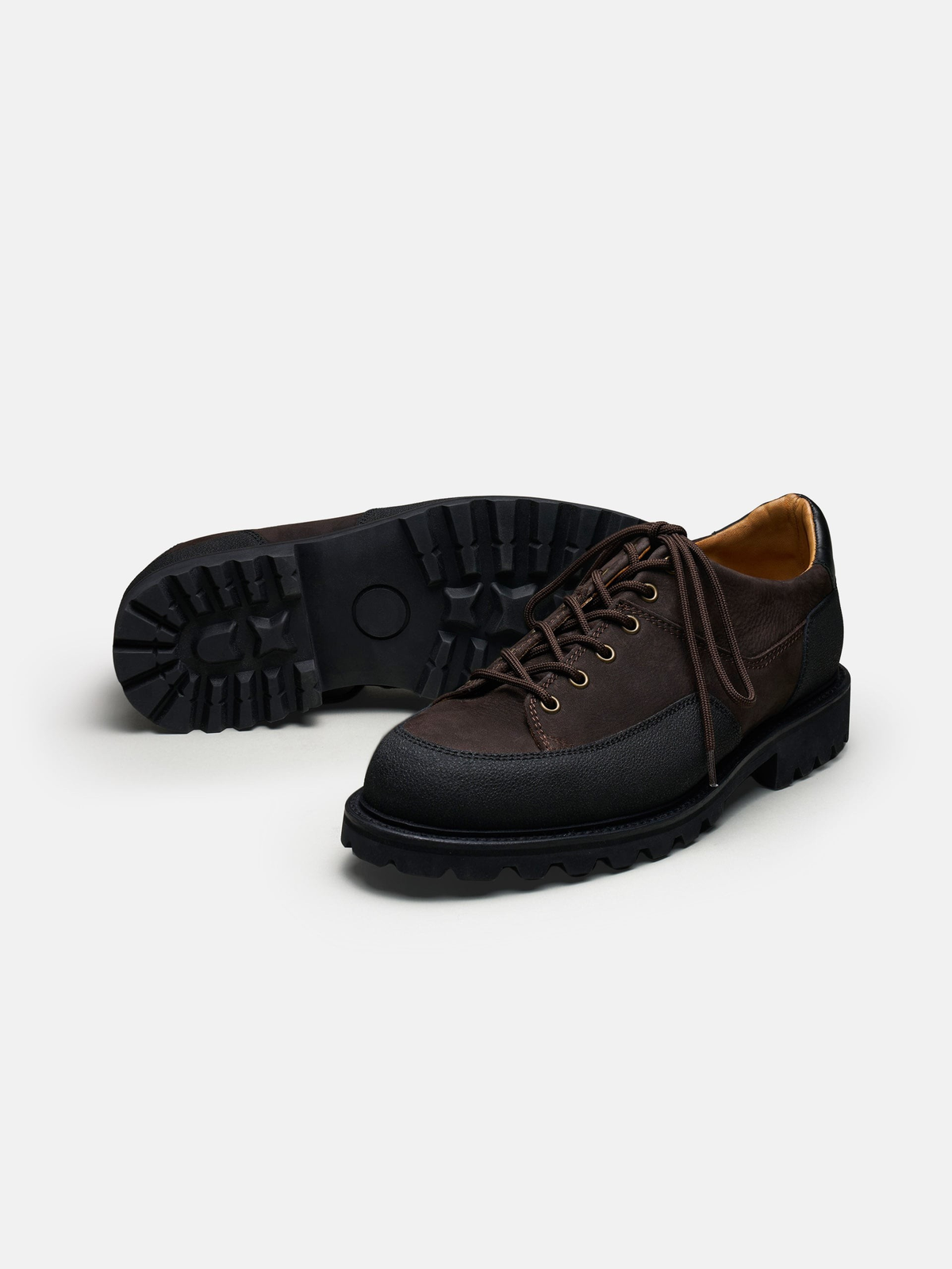 Men's Brown Nubuck Hiker Trainers – Hybrid