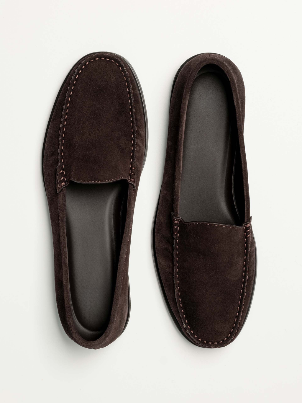 Men's Brown Suede Loafers – Venetian