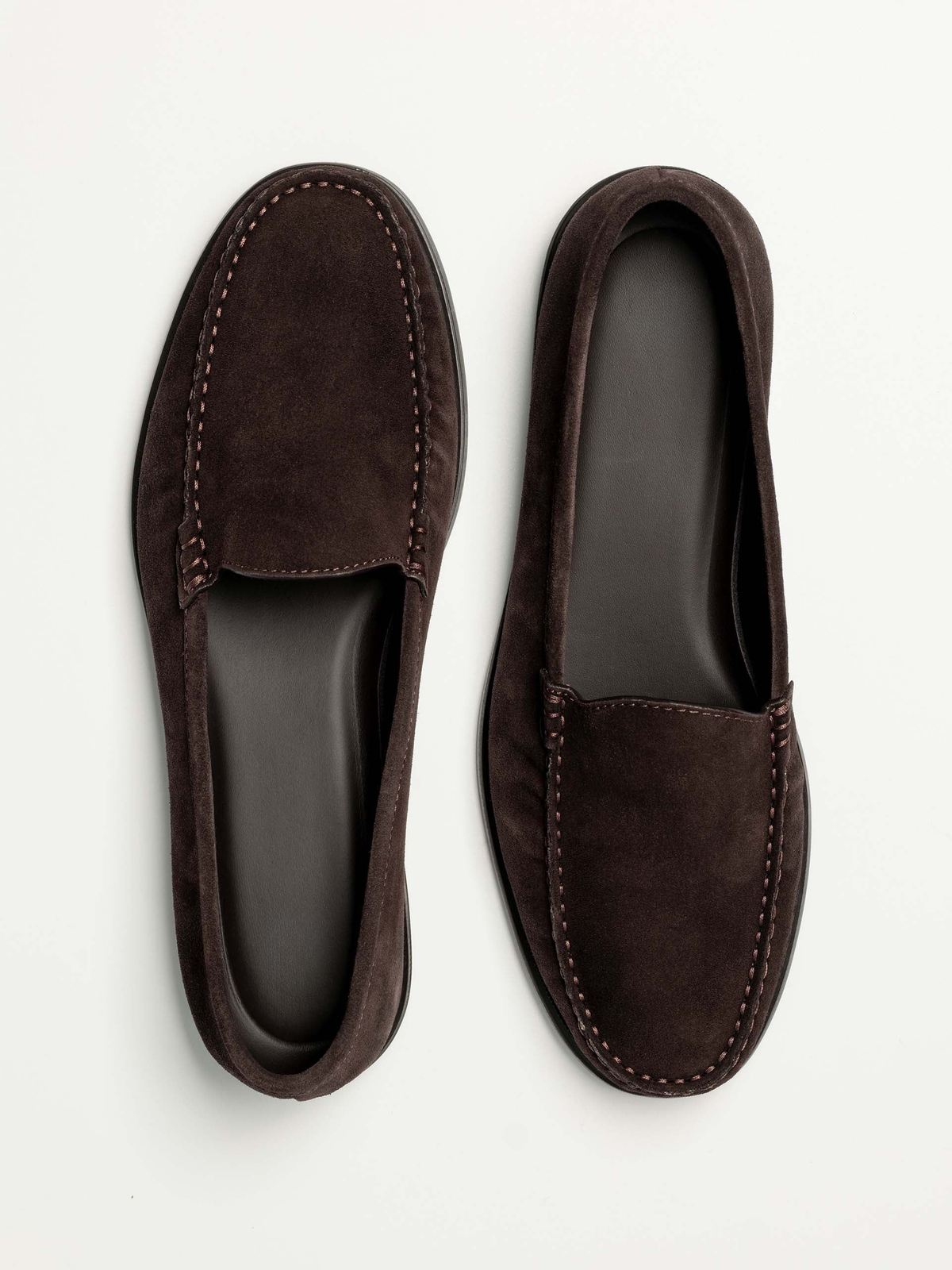 Men's Brown Suede Loafers – Venetian