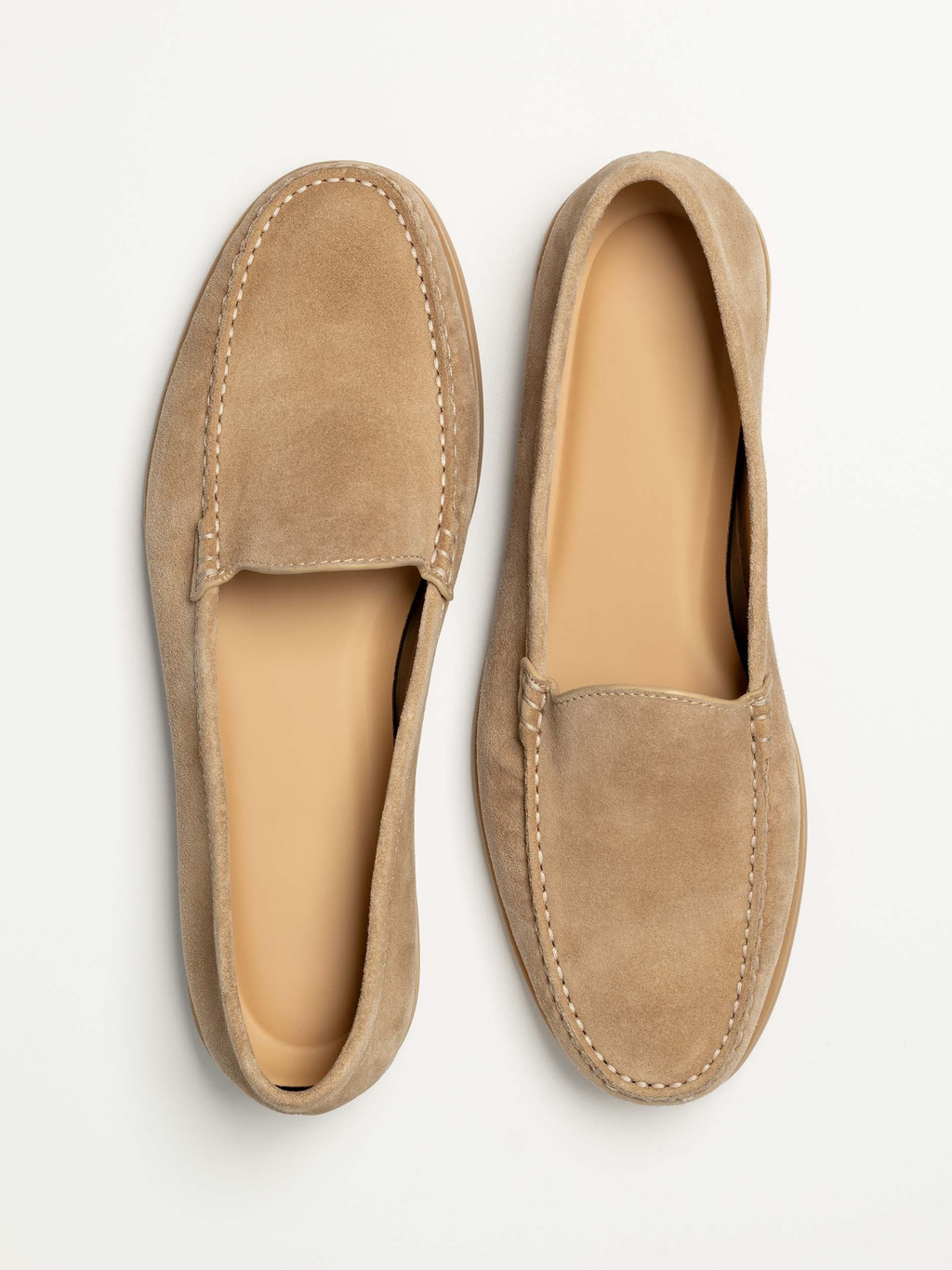 Men's Sand Suede Loafers – Venetian