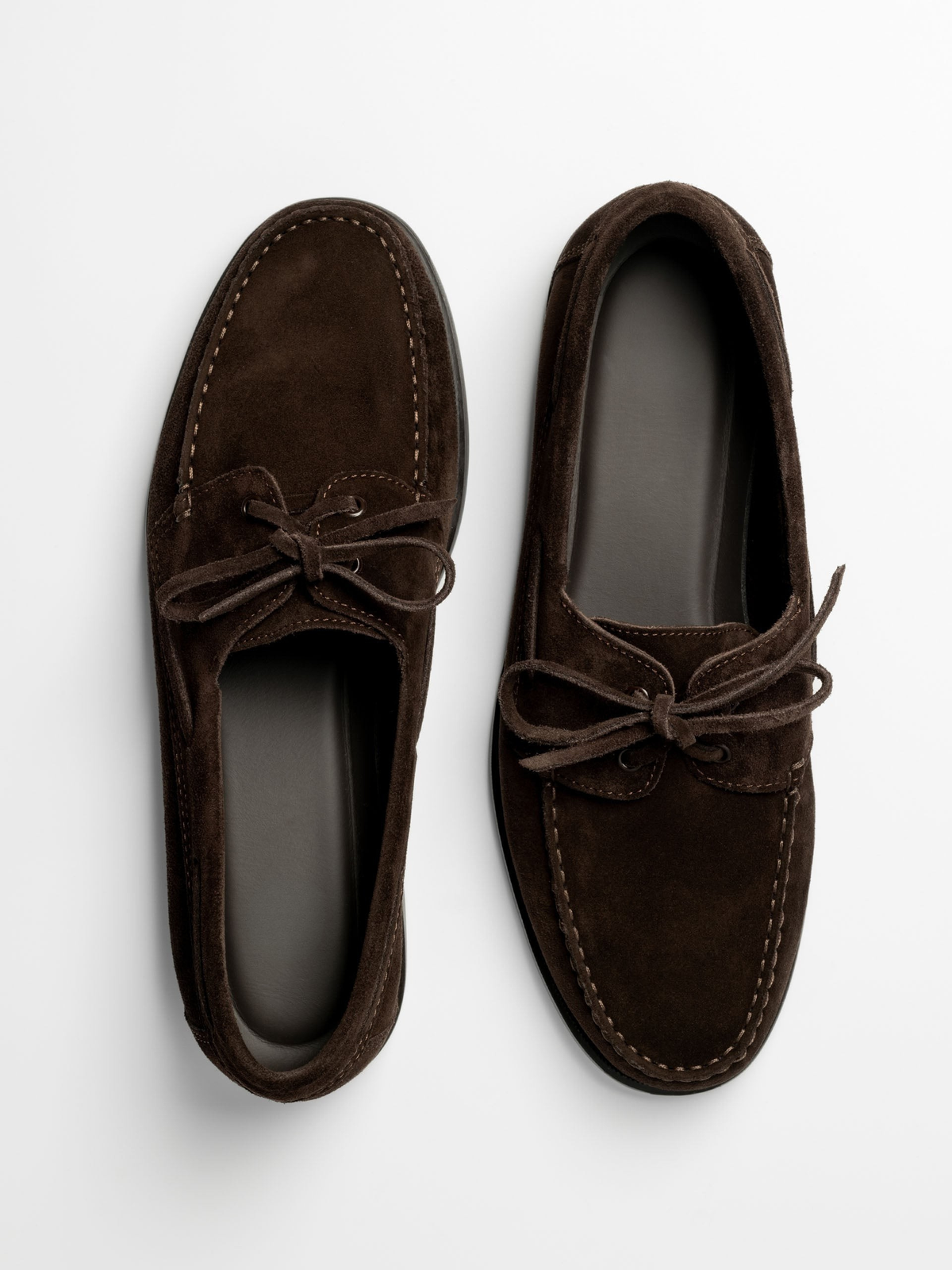 Men's Brown Suede Boat Shoes