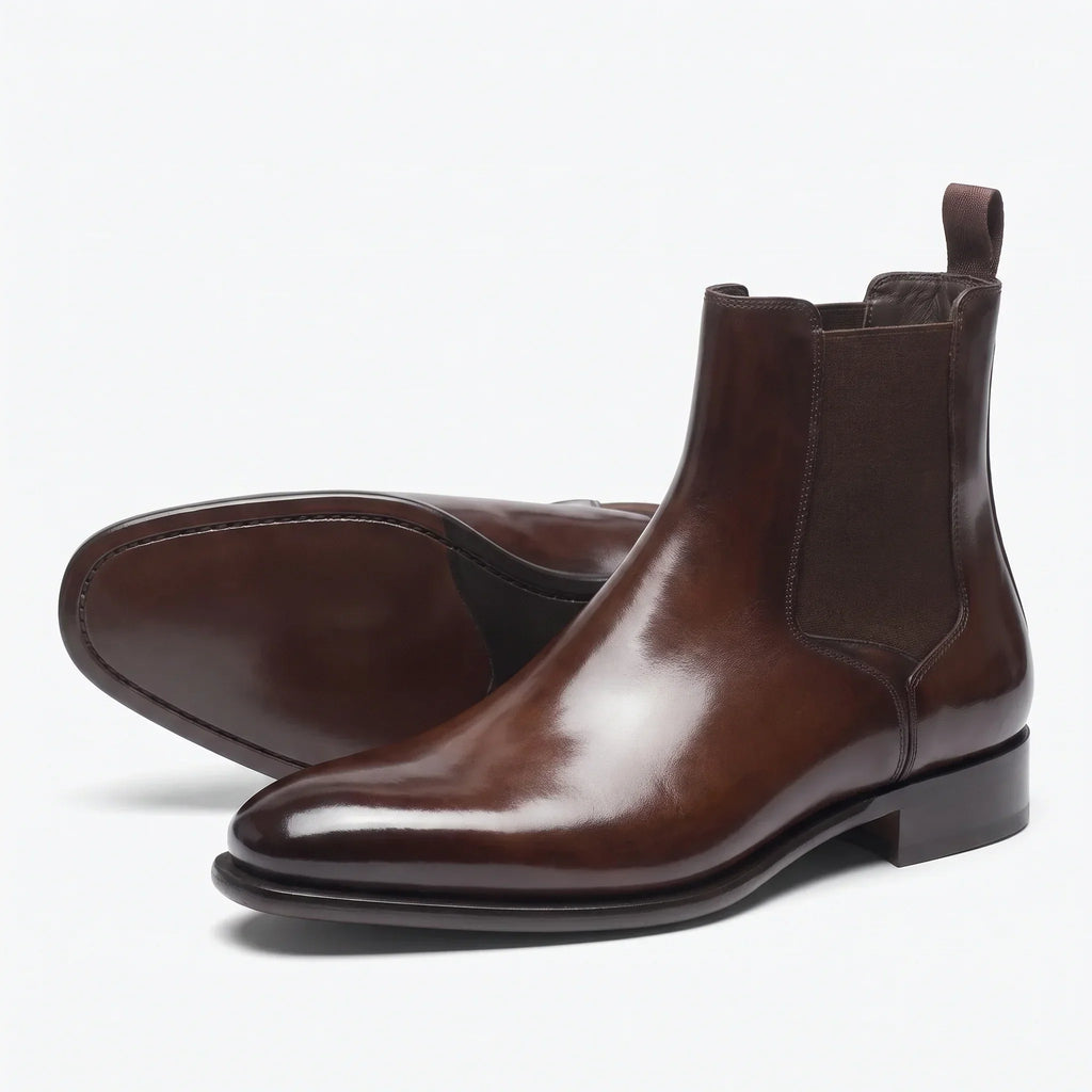 Men's Burnished Brown Chelsea Boots – Alderman