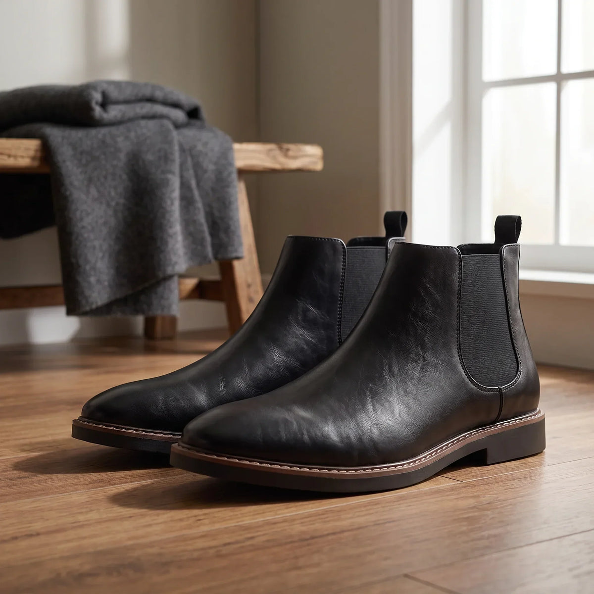 Men's Black Chelsea Boots – Kensington