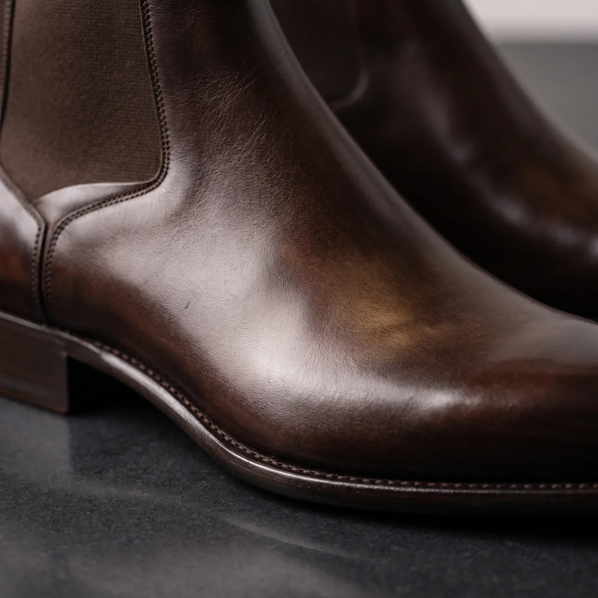 Men's Burnished Brown Chelsea Boots – Alderman