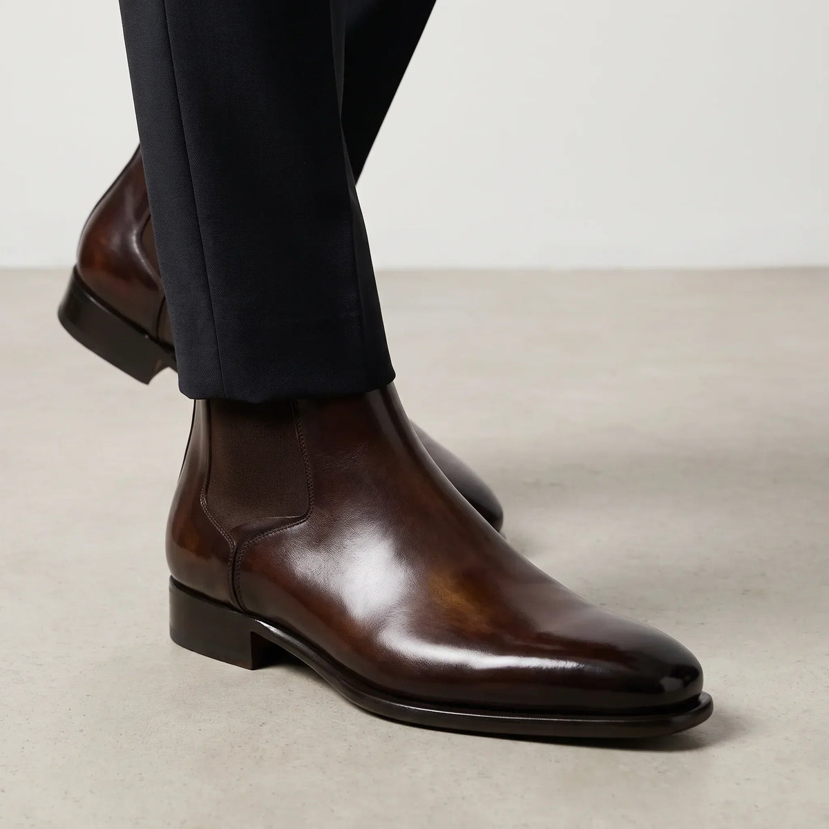 Men's Burnished Brown Chelsea Boots – Alderman
