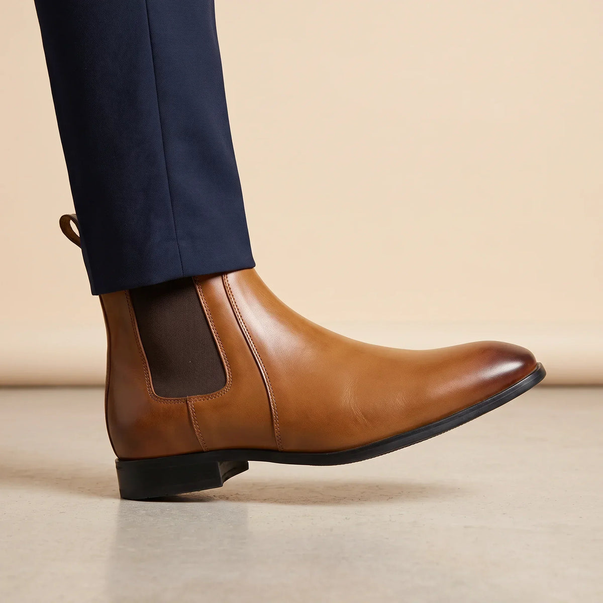 Men's Cognac Chelsea Boots – Wexford