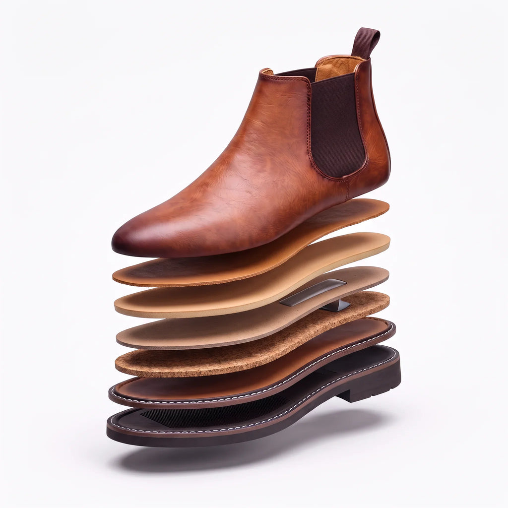 Men's Waterproof Leather Chelsea Boots – All-Day Comfort